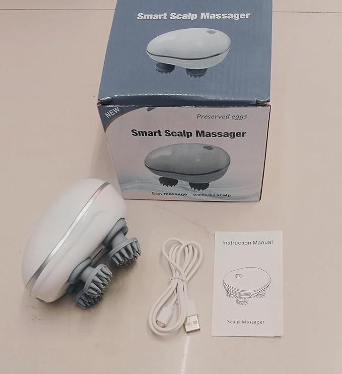 Electric Scalp Massager for Men Women, Handheld Cat Dog Pet Head Massager