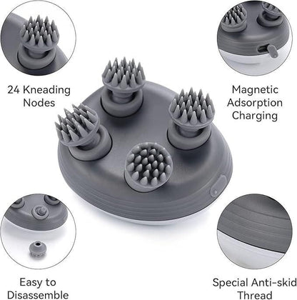 Electric Scalp Massager for Men Women, Handheld Cat Dog Pet Head Massager